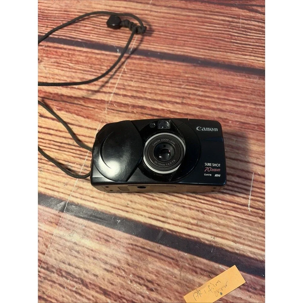 Canon 35mm Film Camera Compact Sure Shot 70 Zoom Date P/R